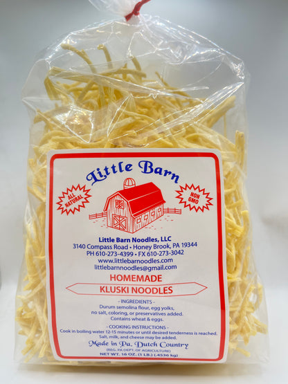 Homemade Kluski Noodles