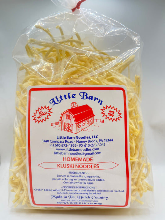 Homemade Kluski Noodles
