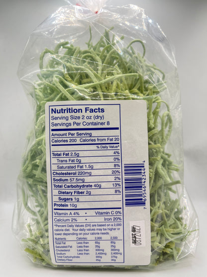 Homemade Spinach Pasta